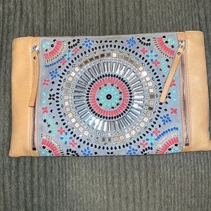 Vine Camuto Tan Studded Handbag